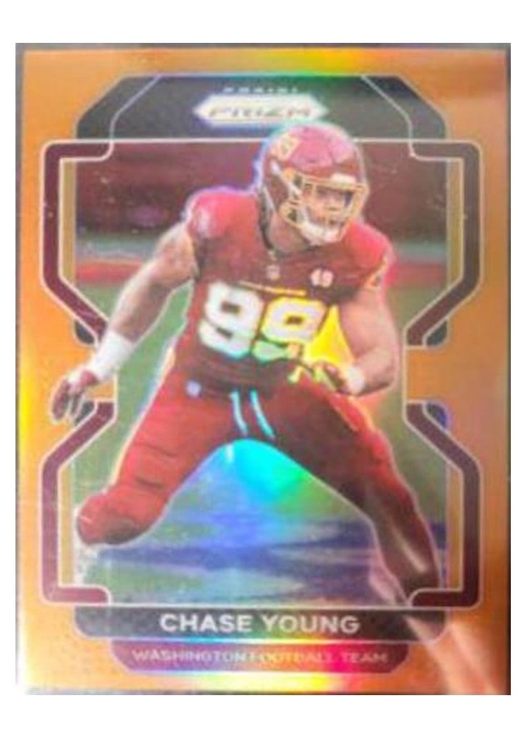 2021 Panini Prizm Base Set Chase Young #213 card