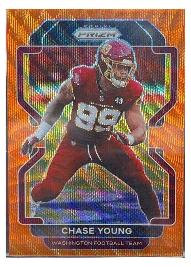 2021 Panini Prizm Base Set Chase Young #213 card