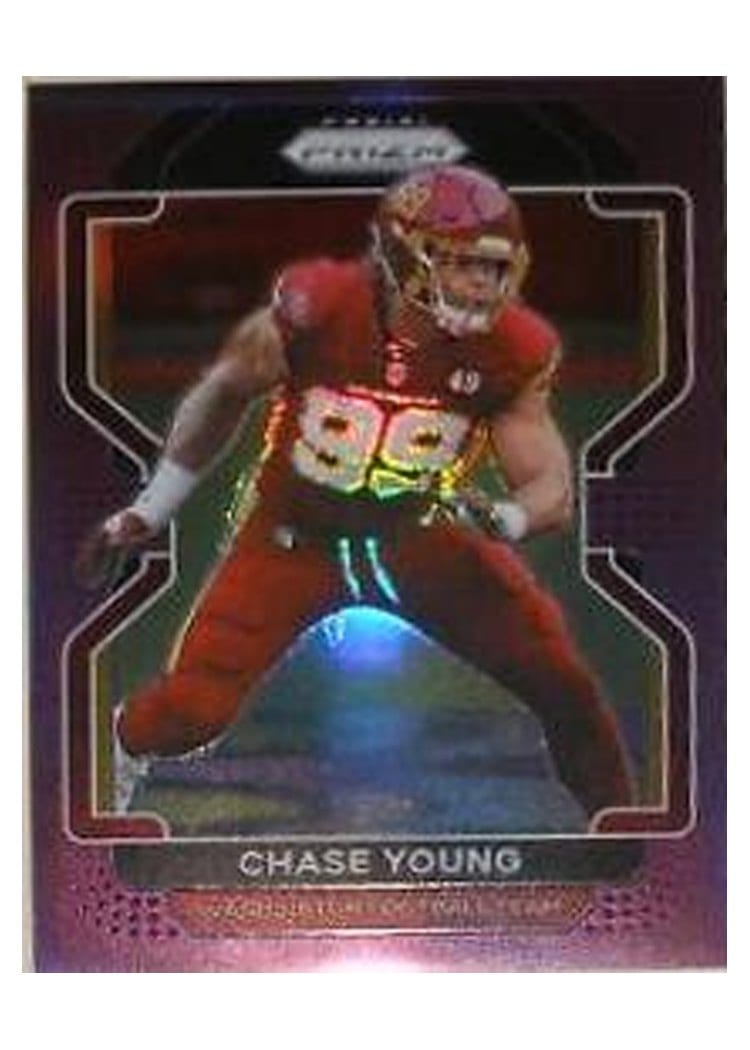2021 Panini Prizm Base Set Chase Young #213 card