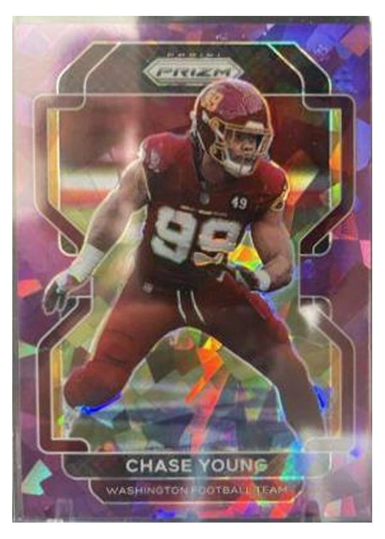 2021 Panini Prizm Base Set Chase Young #213 card