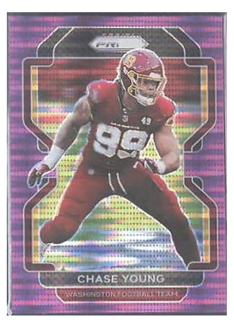 2021 Panini Prizm Base Set Chase Young #213 card