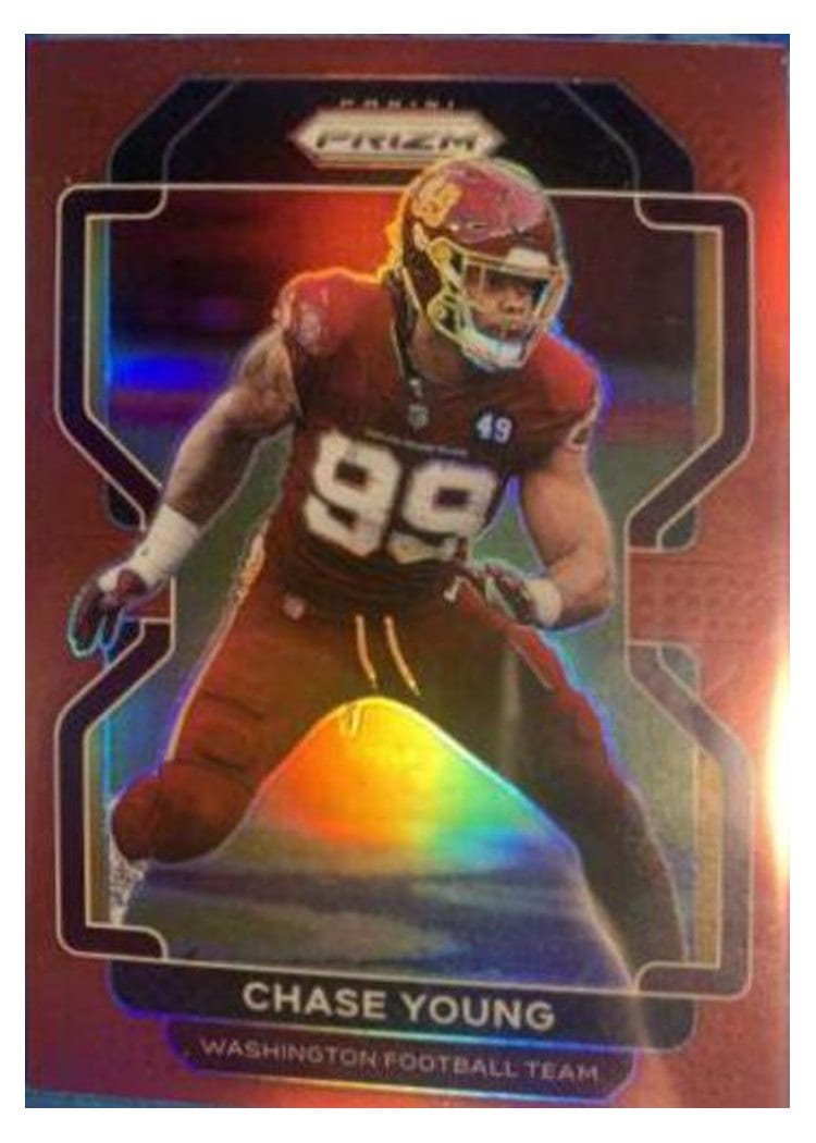 2021 Panini Prizm Base Set Chase Young #213 card