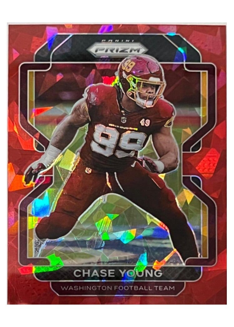 2021 Panini Prizm Base Set Chase Young #213 card