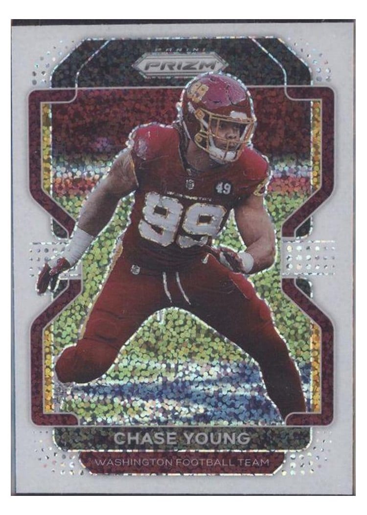 2021 Panini Prizm Base Set Chase Young #213 card