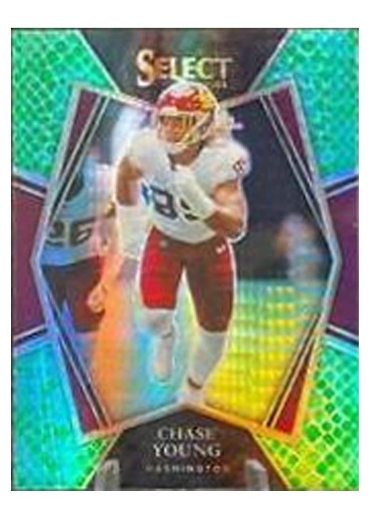 2021 Panini Select Base Set Chase Young #134 card