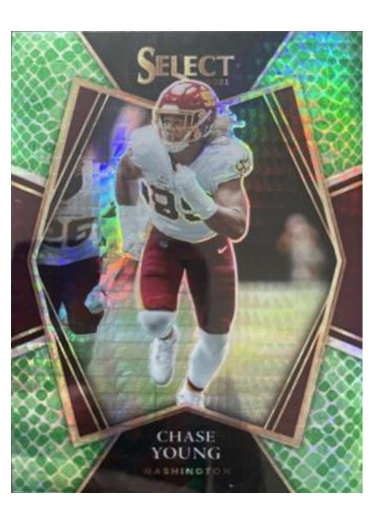 2021 Panini Select Base Set Chase Young #134 card