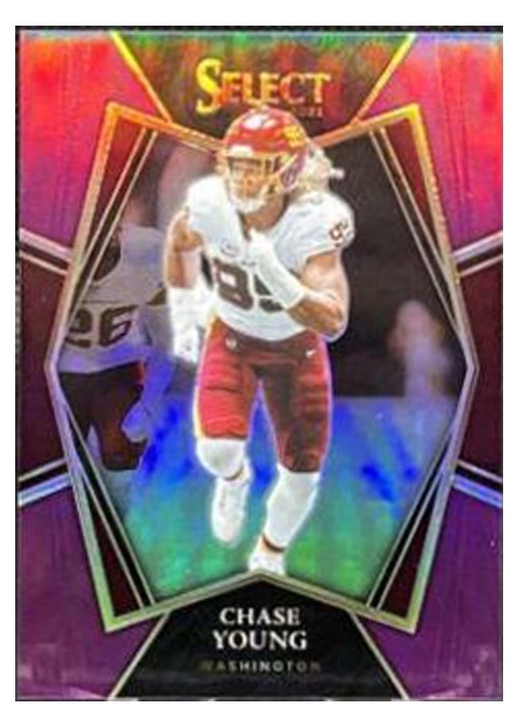 2021 Panini Select Base Set Chase Young #134 card