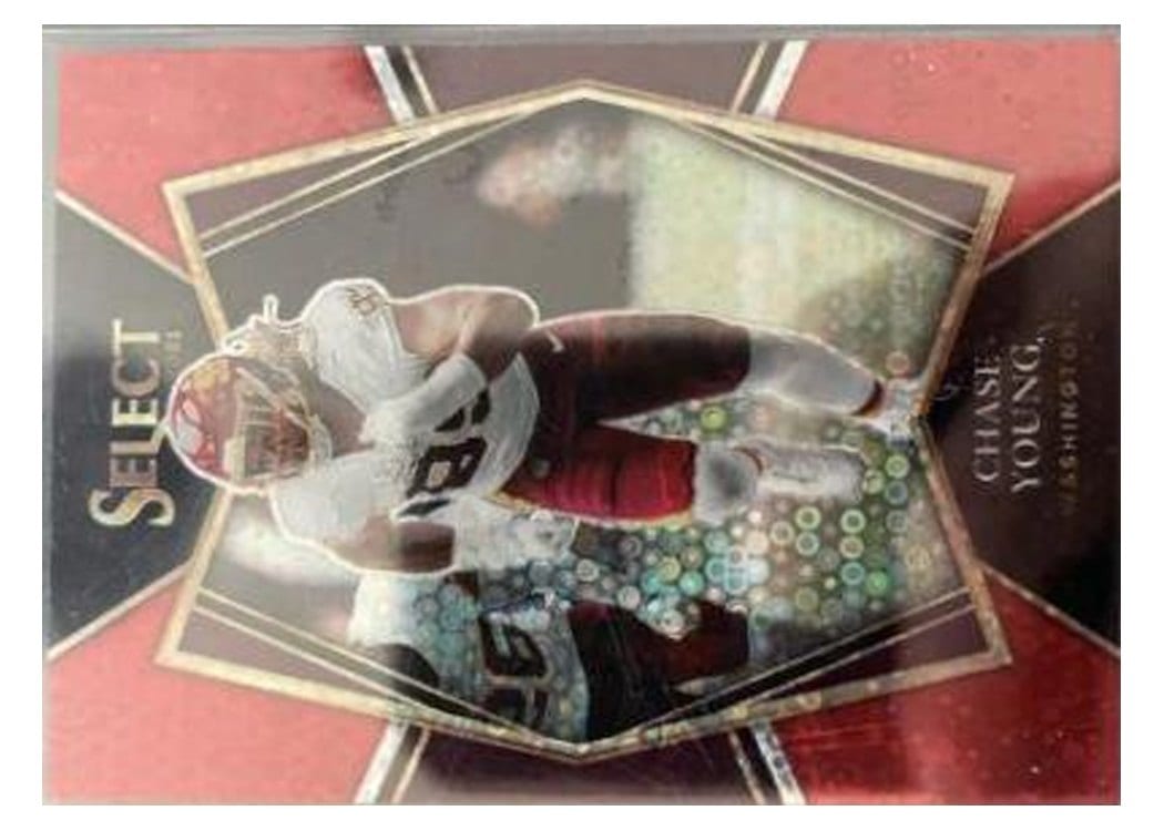 2021 Panini Select Base Set Chase Young Red Disco #134 card