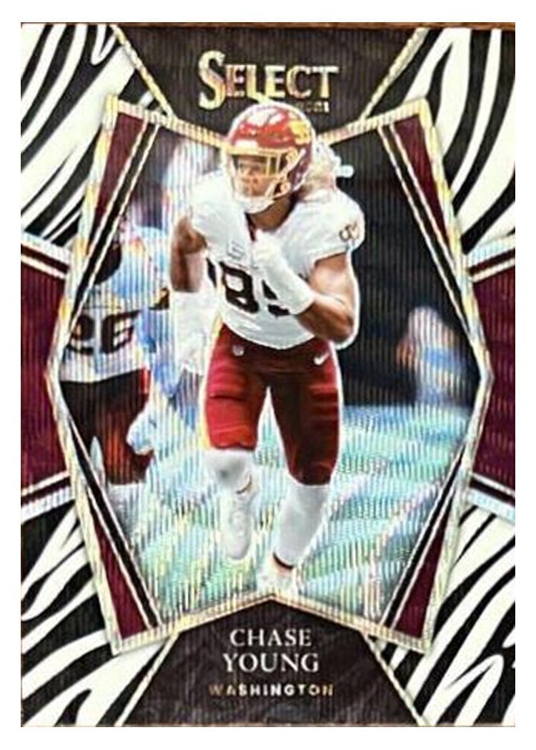 2021 Panini Select Base Set Chase Young #134 card