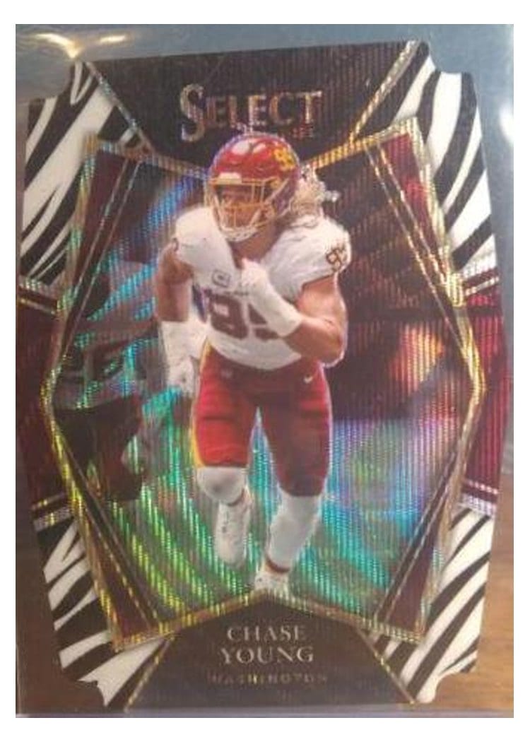 2021 Panini Select Base Set Chase Young #134 card