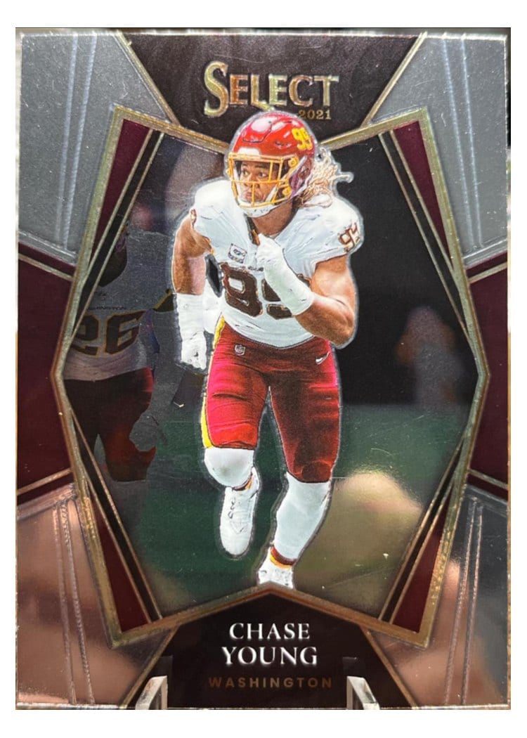 2021 Panini Select Base Set Chase Young #134 card