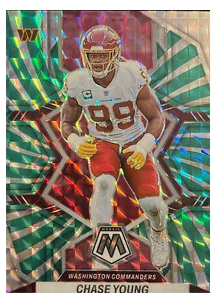 2022 Panini Mosaic Base Set Chase Young #199 card