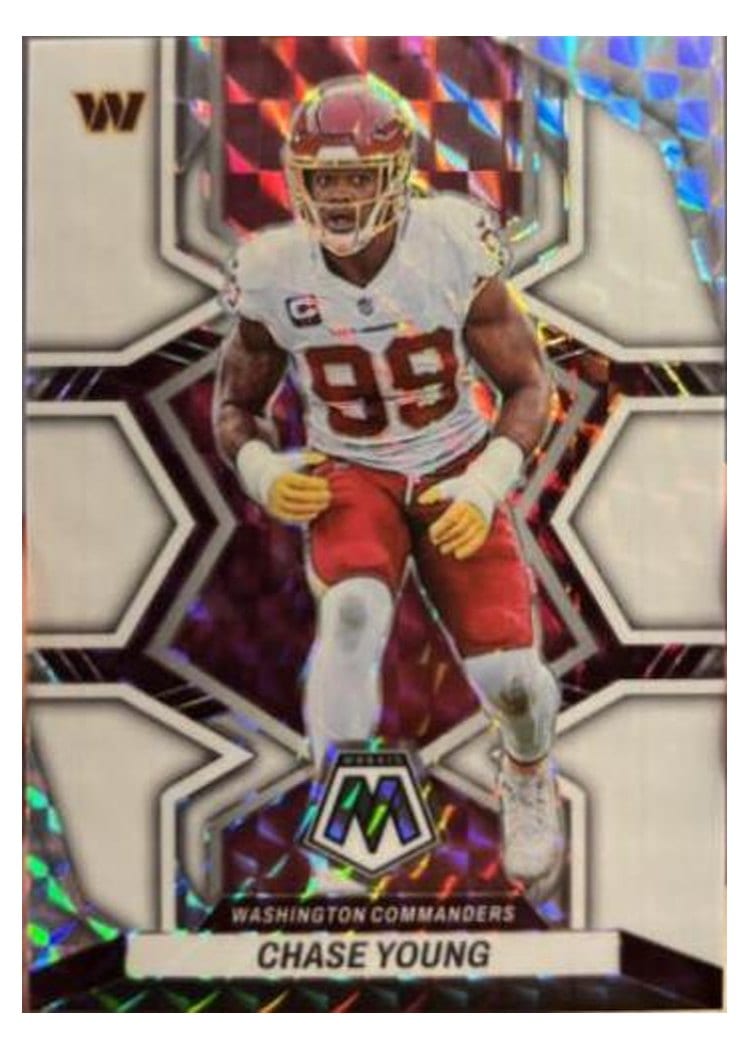 2022 Panini Mosaic Base Set Chase Young #199 card