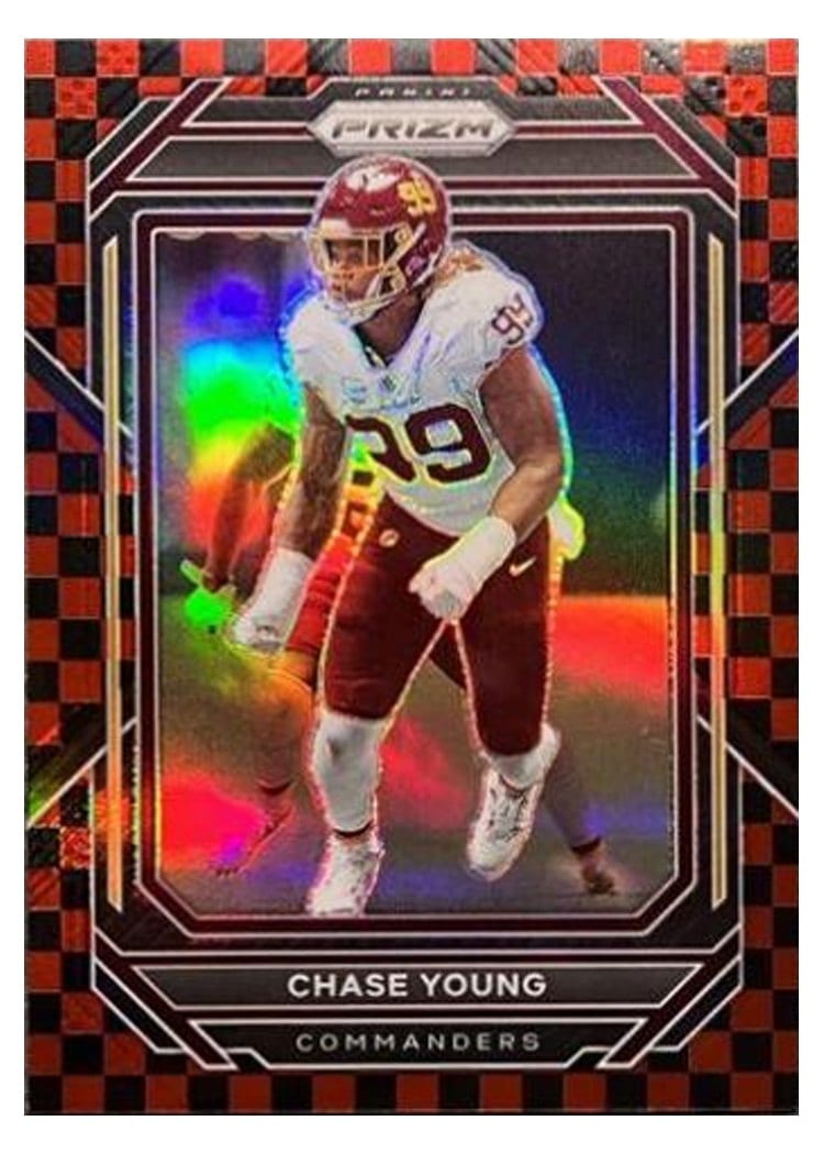 2022 Panini Prizm Base Set Chase Young #298 card