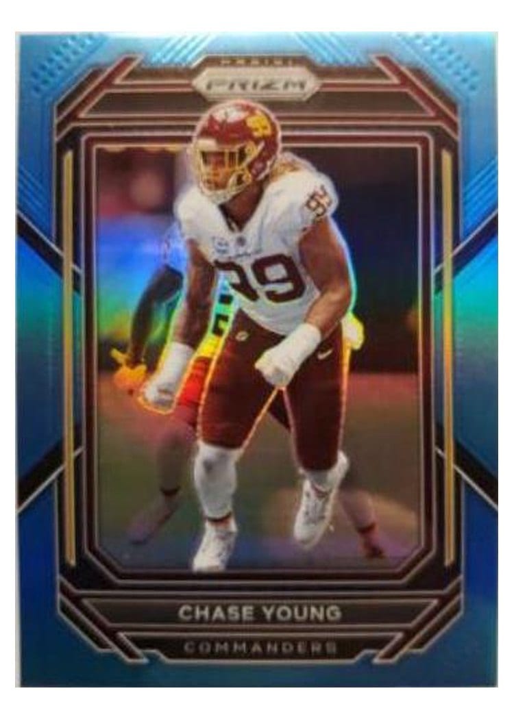 2022 Panini Prizm Base Set Chase Young #298 card