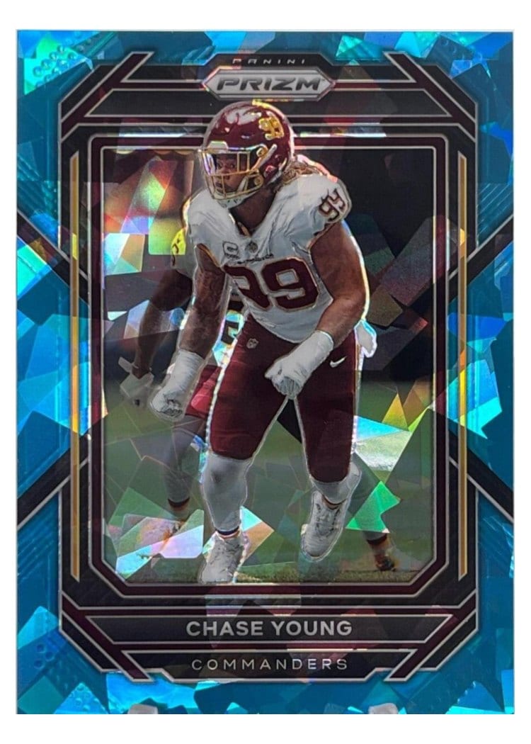 2022 Panini Prizm Base Set Chase Young #298 card