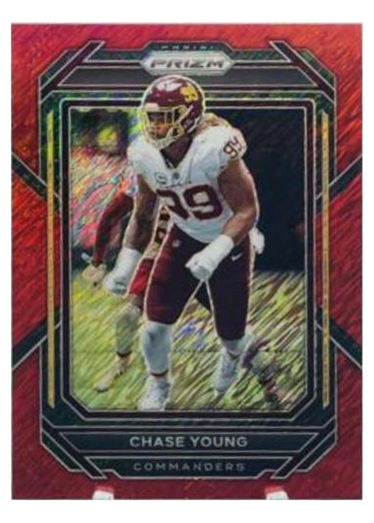 2022 Panini Prizm Base Set Chase Young #298 card