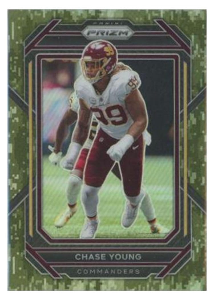 2022 Panini Prizm Base Set Chase Young #298 card