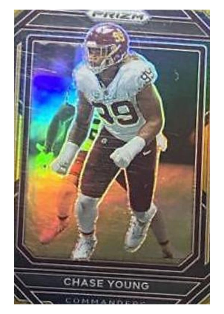 2022 Panini Prizm Base Set Chase Young #298 card
