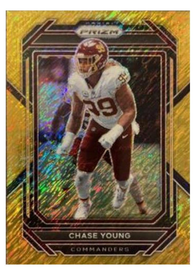 2022 Panini Prizm Base Set Chase Young #298 card