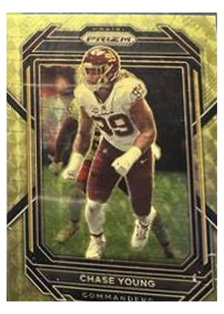 2022 Panini Prizm Base Set Chase Young #298 card