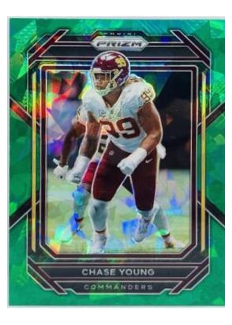 2022 Panini Prizm Base Set Chase Young #298 card