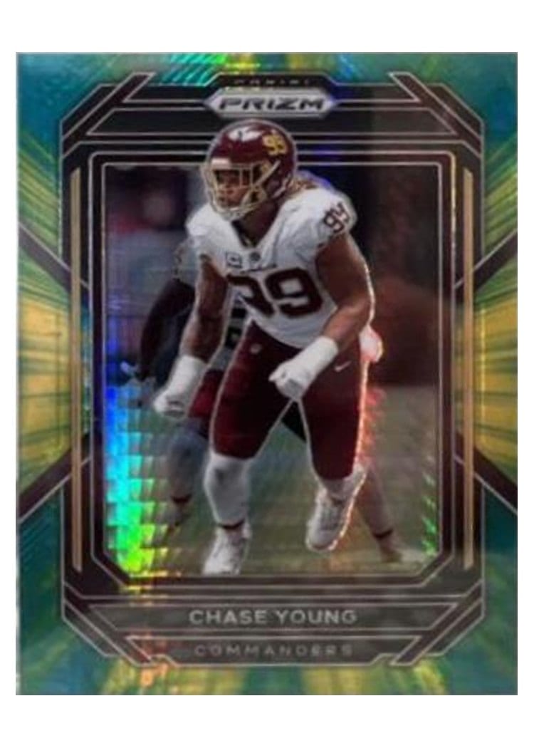 2022 Panini Prizm Base Set Chase Young #298 card