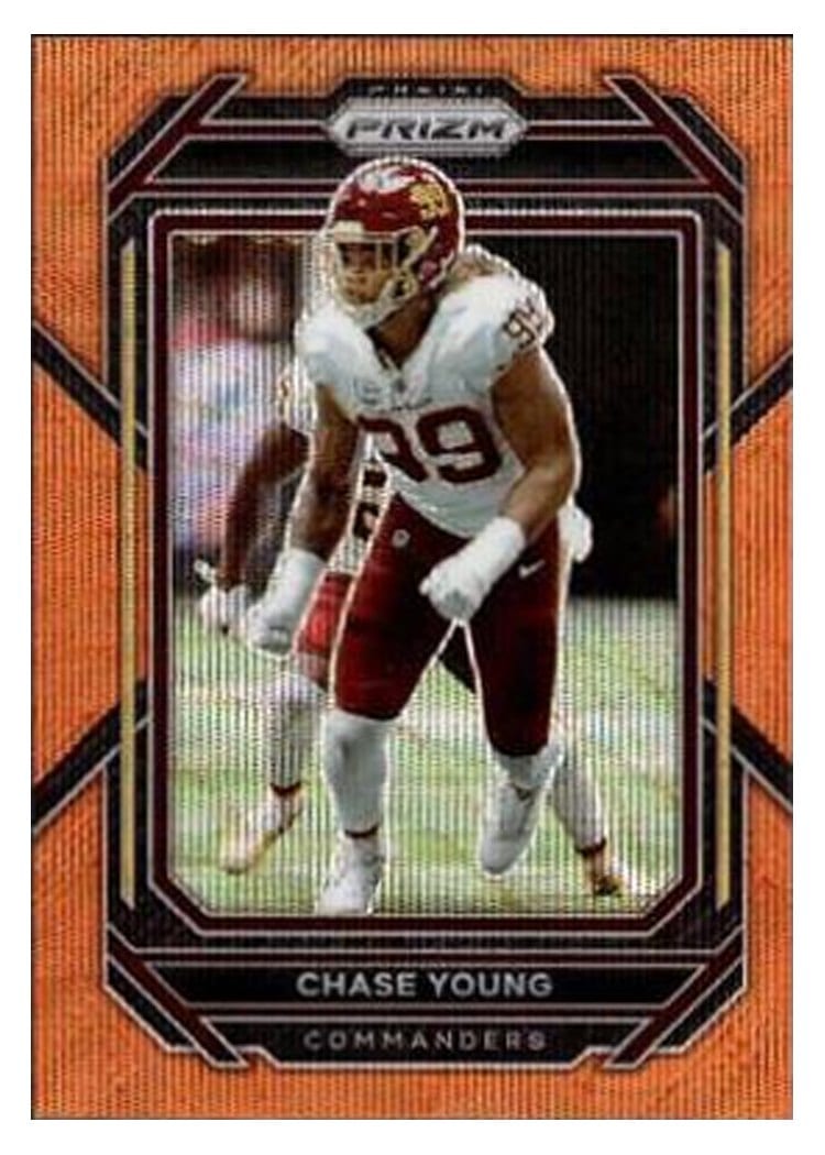 2022 Panini Prizm Base Set Chase Young #298 card