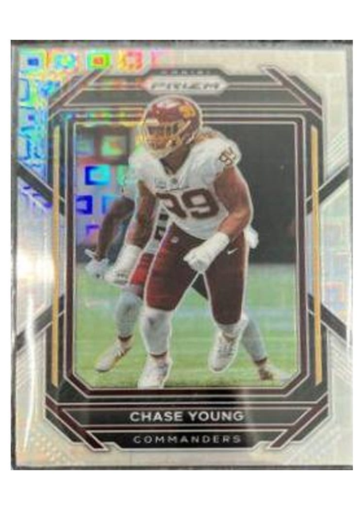 2022 Panini Prizm Base Set Chase Young #298 card