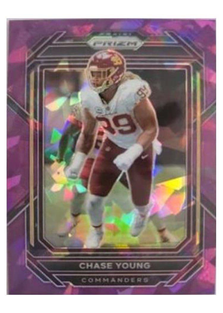 2022 Panini Prizm Base Set Chase Young #298 card