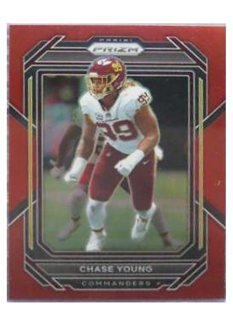 2022 Panini Prizm Base Set Chase Young #298 card