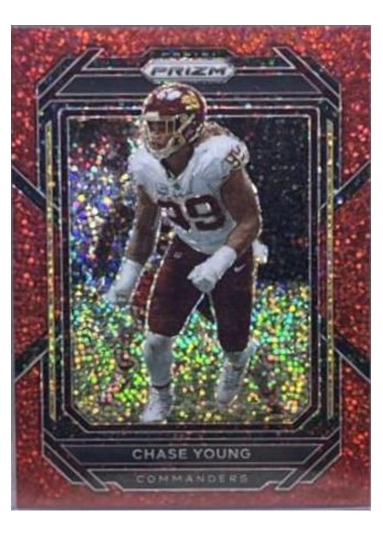 2022 Panini Prizm Base Set Chase Young #298 card