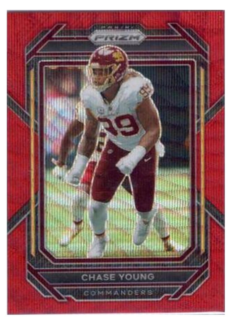 2022 Panini Prizm Base Set Chase Young #298 card