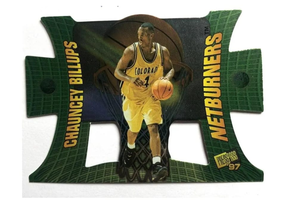 1997 Press Pass Net Burners Chauncey Billups #NB12 card