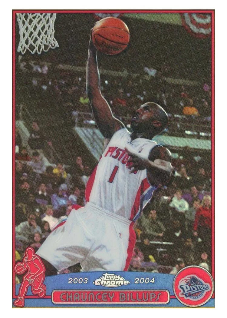 2003 Topps Chrome Chauncey Billups #99 card