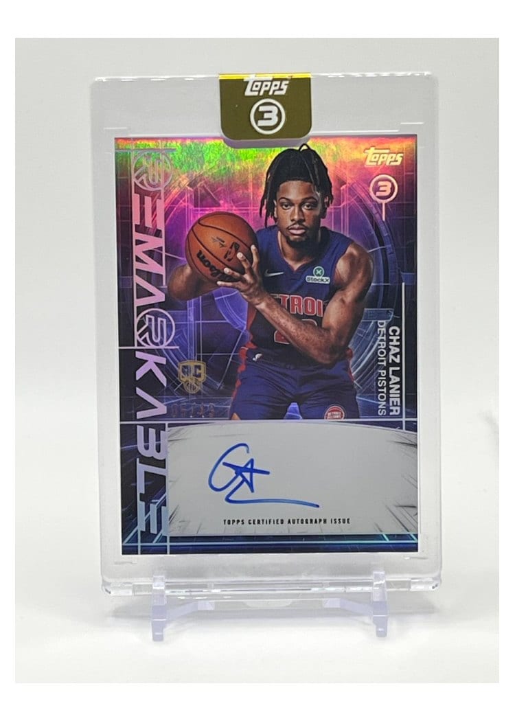 2025-26 Topps 3 Re-Markable Chaz Lanier #RM-CL card