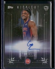 2025-26 Topps Midnight Dark Marks Rookies Signatures Chaz Lanier #DMR-CL card