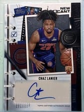2025-26 Topps New Applicants Autographs Chaz Lanier #NA-CL card