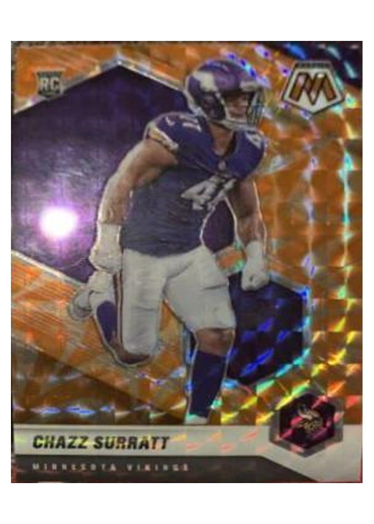 2021 Panini Mosaic Base Set Chazz Surratt Orange Fluorescent #368 card