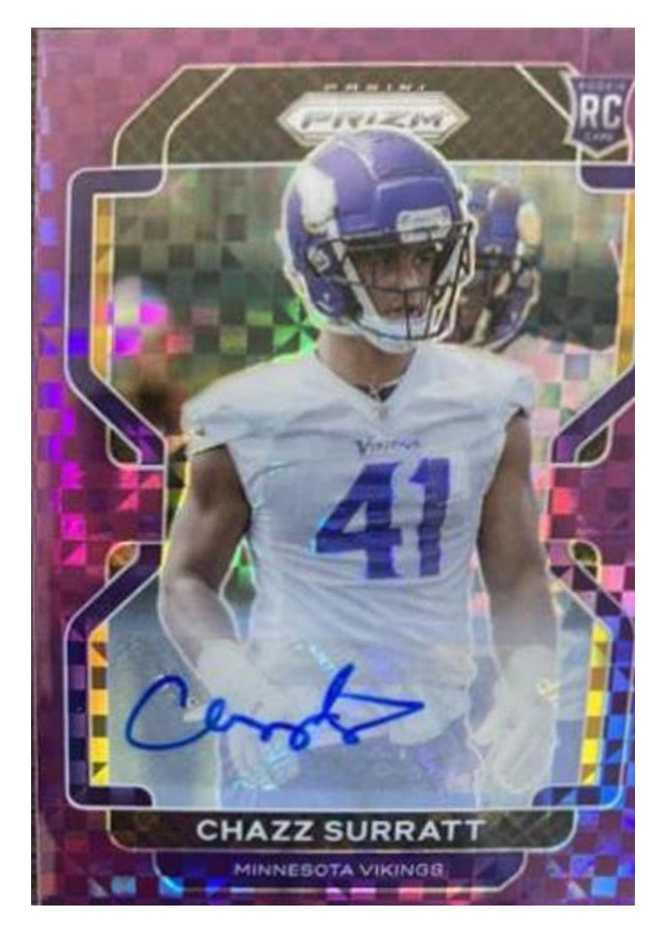 2021 Panini Prizm Base Set Chazz Surratt #419 card