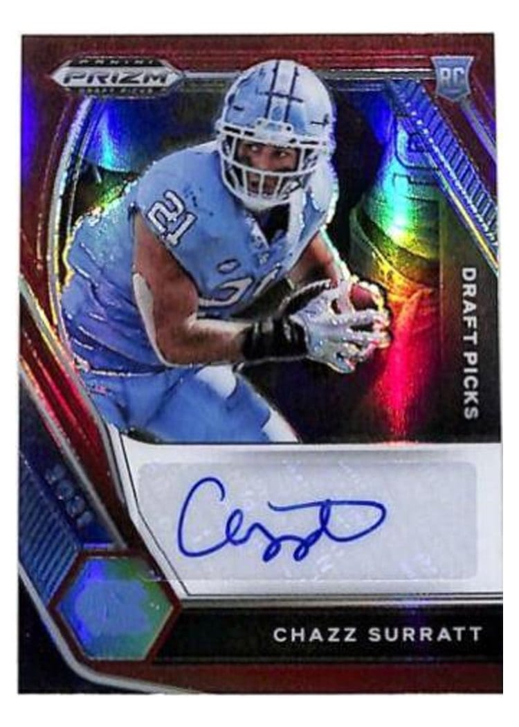 2021 Panini Prizm Base Set Chazz Surratt #419 card