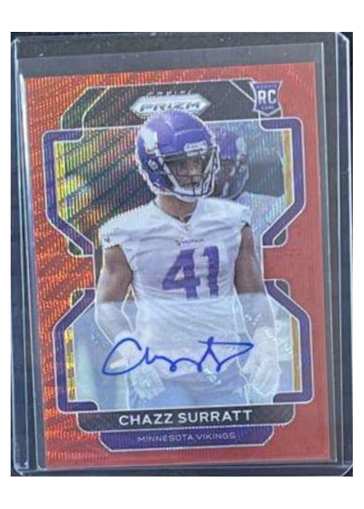 2021 Panini Prizm Base Set Chazz Surratt #419 card
