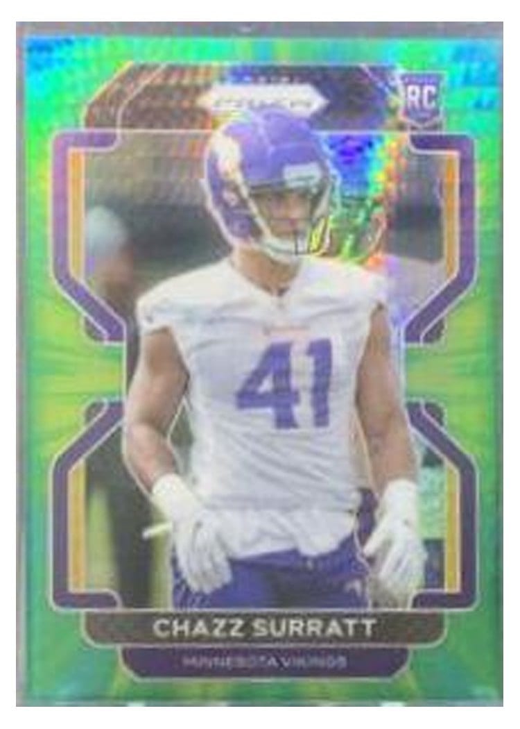 2021 Panini Prizm Base Set Chazz Surratt #419 card