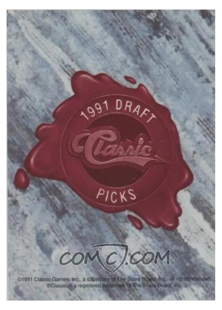 1991 Classic Draft Picks Checklist #227 card