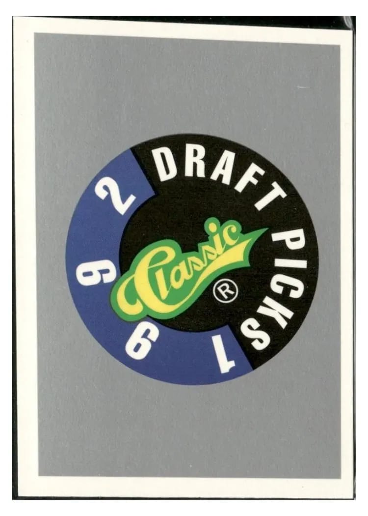 1992 Classic Draft Picks Checklist #1 card