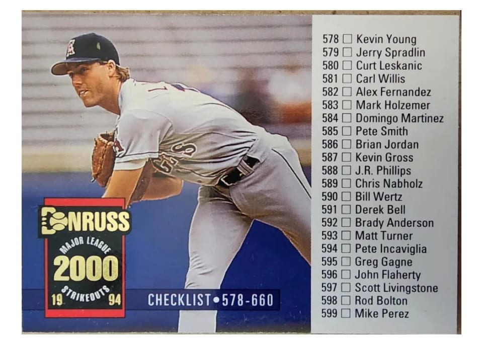 1993 Fleer Final Edition Checklist #660 card