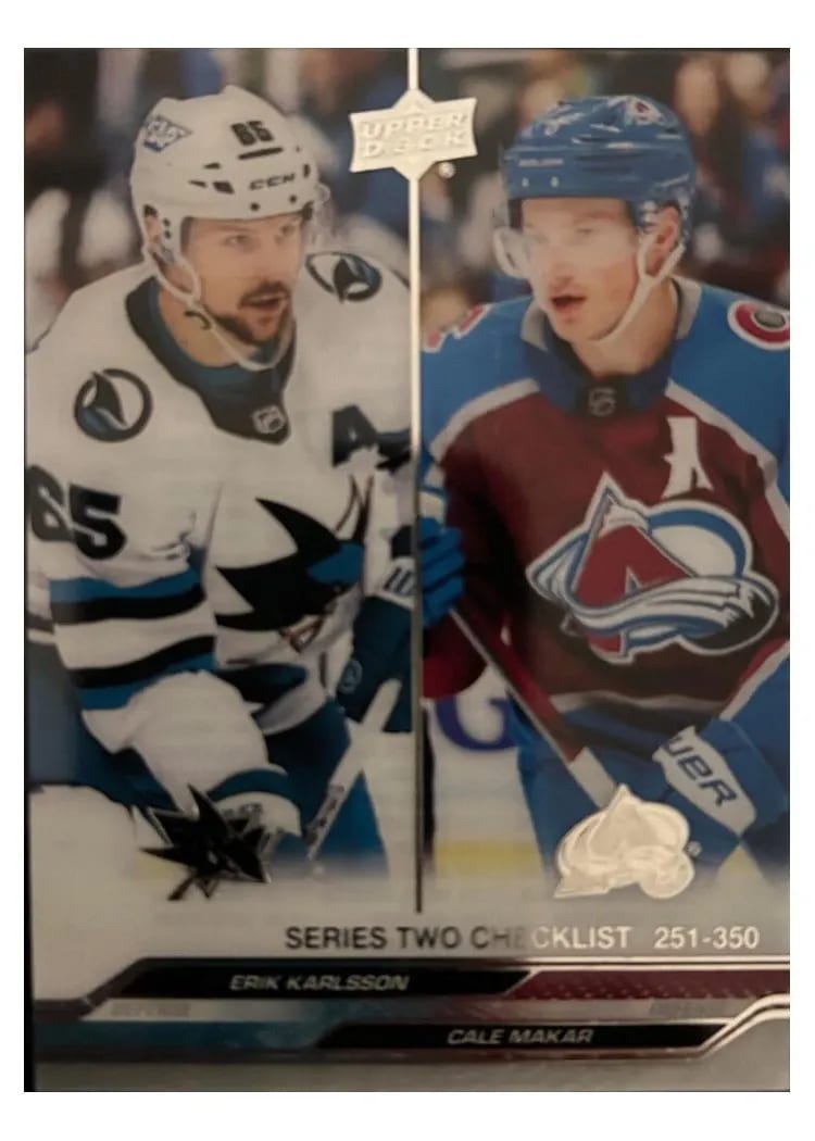 2023 Upper Deck Checklist #449 card
