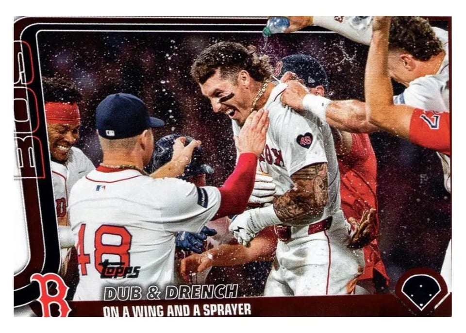 2025 Topps Checklist #312 card