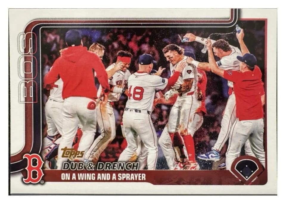 2025 Topps Checklist #312 card