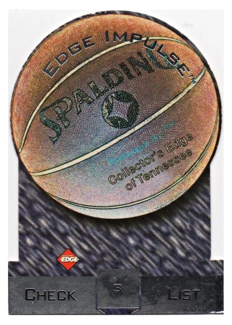 1997 Collector's Edge Impulse Checklist 3 card